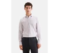 seidensticker Businesshemd "Schwarze Rose" Slim 1/1 Kentkragen Gestreift (55908434-38) weinrot