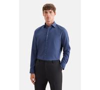 Seidensticker Slim Fit Hemd Powder Blue, Strukturiert