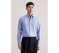 Seidensticker Slim Fit Hemd blau, Strukturiert