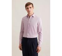 Seidensticker Slim Fit Hemd berry, Strukturiert