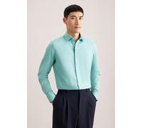 Seidensticker Slim Fit Hemd Mint Green, Strukturiert