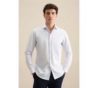 Seidensticker Casual Hemd Herren Slim Fit Baumwolle hellblau, 43