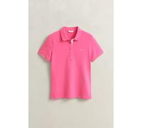 GANT Damen Kontrast Piqué Poloshirt (M) BRIGHT FUSCHIA