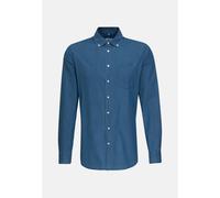 Slim Denimhemd Uni Blau 37 (01.698832-0014-37)