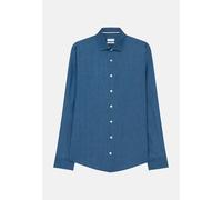 Slim Denimhemd Uni Blau L/41-42 (01.650940-0014-4142)