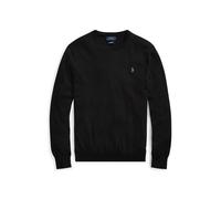 Slim-Fit Baumwollpullover XL Black