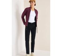 Cordhose CECIL, Damen, Gr. 33, Länge 30, dunkelblau corduroy, Cord, 98% Baumwolle, 2% Elasthan, unifarben, slim fit lang, Hosen Cordhose, Middle Waist (86849243-33) dunkelblau corduroy