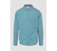 Slim Fit: Gemustertes Hemd aus Baumwollstretch S weiß 2156029.01A1.S