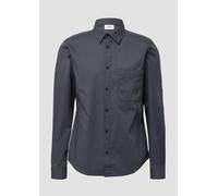 Slim Fit: Gemustertes Hemd mit Kentkragen XL schwarz 2170210.99A0.XL