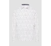 Langarmhemd S.OLIVER Gr. XXXL, N-Gr, weiß aop Herren Hemden (69826812-XXXL) weiß aop