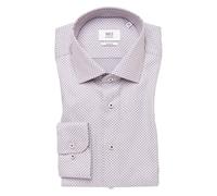 ETERNA 1863 Slim Fit Hemd braun, Strukturiert