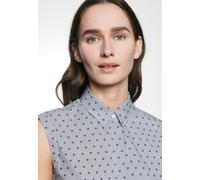 Slim Fit Hemdbluse Punkte Blau 42 (60.129142-0018-42)