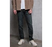 Slim-fit-Jeans STREET ONE MEN, Herren, Gr. 31, Länge 32, schwarz (dunkelblau coated), Jeans, 98% Baumwolle, 2% Elasthan, unifarben, normal, Jeans Slim-fit-Jeans, 5-Pocket-Style (70214505-31) dunkelbla