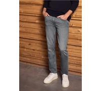 Slim-fit-Jeans STREET ONE MEN, Herren, Gr. 34, Länge 32, mid grau wash, Jeans, 98% Baumwolle, 2% Elasthan, unifarben, lang, Jeans Slim-fit-Jeans, aus Baumwolle mit Stretchanteil (13374667-34) mid grau