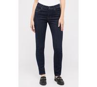 Slim-fit-Jeans ANGELS "CICI", Damen, Gr. 42, Länge 28, blau (schwarz indigo), Denim/Jeans, Obermaterial: 91% Baumwolle, 6% Polyester, 3% Elasthan, slim fit, Jeans Slim-fit-Jeans (71960844-42)