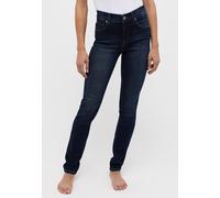 Slim-fit-Jeans ANGELS "SKINNY", Damen, Gr. 40, Länge 30, schwarz indigo used, Denim/Jeans, Obermaterial: 92% Baumwolle, 6% Polyester, 2% Elasthan, slim fit, Jeans Slim-fit-Jeans, aus Baumwollmischung,