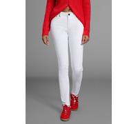 Slim-fit-Jeans ARIZONA "Shaping", Damen, Gr. 19, K + L Gr, weiß, Jeans, Obermaterial: 98% Baumwolle, 2% Elasthan, Basic, sehr schmal lang, Jeans Slim-fit-Jeans, enge Passform, Röhrenjeans, Used-Look-W