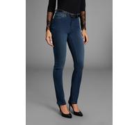 Slim-fit-Jeans ARIZONA "Ultra Stretch", Damen, Gr. 40, N-Gr, dunkelblau us, Obermaterial: 63% Baumwolle, 32% Polyester, 5% Elasthan, Basic, Jeans Slim-fit-Jeans (68284405-40) dunkelblau us