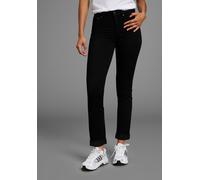 Slim-fit-Jeans ARIZONA "Ultra Stretch", Damen, Gr. 46, N-Gr, schwarz schwarz, Obermaterial: 63% Baumwolle, 32% Polyester, 5% Elasthan, unifarben, Basic, Jeans Slim-fit-Jeans (35026735-46) schwarz schw