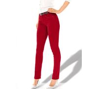 Slim-fit-Jeans ASCARI, Damen, Gr. 42, Normalgrößen, rot, 91% Baumwolle, 6% Polyester, 3% Elasthan, unifarben, lang, Jeans Slim-fit-Jeans (18890666-42) rot