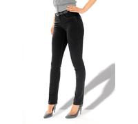Slim-fit-Jeans ASCARI, Damen, Gr. 44, Normalgrößen, schwarz, 91% Baumwolle, 6% Polyester, 3% Elasthan, unifarben, lang, Jeans Slim-fit-Jeans (121534-44) schwarz