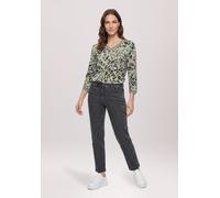 Slim-fit-Jeans BETTY BARCLAY "Damen mit Leoprint", Damen, Gr. 42, Normalgrößen, grau (dunkelgrau denim), Denim/Jeans, Obermaterial: 99% Baumwolle, 1% Elasthan, lässig geschnitten, Jeans Slim-fit-Jeans