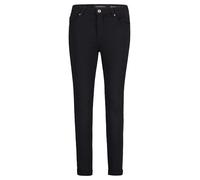 Slim-fit-Jeans BETTY BARCLAY "Damen mit Waschung", Damen, Gr. 38, Normalgrößen, schwarz denim, Obermaterial: 56% Baumwolle, 30% Viskose, 12% Polyester, 2% Elasthan, Basic, slim fit, Jeans Slim-fit-Jea