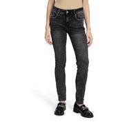 Slim-fit-Jeans BETTY BARCLAY "Damen mit Waschung", Damen, Gr. 42, Normalgrößen, blau (dunkelgrau denim), Denim/Jeans, Obermaterial: 56% Baumwolle, 30% Viskose, 12% Polyester, 2% Elasthan, Basic, slim