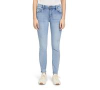 Slim-fit-Jeans BETTY BARCLAY "Damen mit Waschung", Damen, Gr. 44, Normalgrößen, blau (light blau denim), Obermaterial: 56% Baumwolle, 30% Viskose, 12% Polyester, 2% Elasthan, Basic, slim fit, Jeans Sl