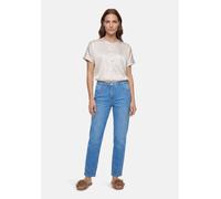 Slim-fit-Jeans BETTY BARCLAY "Damen unifarben", Damen, Gr. 42, Normalgrößen, blau, Denim/Jeans, Obermaterial: 100% Baumwolle, lässig geschnitten, Jeans Slim-fit-Jeans (99968711-42) blau