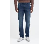 Slim-fit-Jeans BLEND "BHTwister", Herren, Gr. 31, Länge 34, denim dunkelblau, Denim/Jeans, 98% Baumwolle, 2% Elasthan, mehrfarbig, Basic, normal normal, Jeans Slim-fit-Jeans, Jeanshose mit normalem Bu