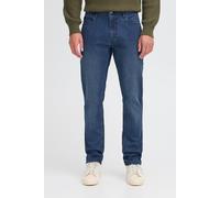 Slim-fit-Jeans BLEND "BHZinor", Herren, Gr. 38, Länge 32, denim dunkelblau, Denim/Jeans, 68% Baumwolle, 27% Polyester, 3% Viskose, 2% Elasthan, unifarben, normal lang, Jeans Slim-fit-Jeans, Klassische