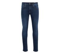 Slim-fit-Jeans BLEND "BHJet", Herren, Gr. 28, Länge 30, denim dunkelblau, Jeans, 93% Baumwolle, 6% Polyester, 1% Elasthan, unifarben, slim fit normal, Jeans Slim-fit-Jeans, Klassische Slim-Fit-Jeans (
