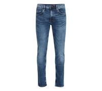 Slim-fit-Jeans BLEND "BHJet", Herren, Gr. 31, Länge 30, denim middle blau, Jeans, 93% Baumwolle, 6% Polyester, 1% Elasthan, unifarben, slim fit normal, Jeans Slim-fit-Jeans, Klassische Slim-Fit-Jeans