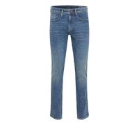 Slim-fit-Jeans BLEND "Slim Fit Jeans BHJet", Herren, Gr. 32, Länge 34, blau (denim middle blau), Obermaterial: 98% Baumwolle CO. 2% Elasthan EL., Jeans Slim-fit-Jeans (67710927-32) denim middle blau