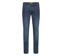 Slim-fit-Jeans BLEND "Slim-fit-Jeans BHZillo", Herren, Gr. 38/34, Länge 34, blau (denim dunkelblau), Obermaterial: 68% Baumwolle CO. 27% Polyester PES. 3% Viskose CV. 2% Elasthan EL., Jeans Slim-fit-J