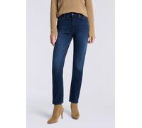 Slim-fit-Jeans BOSS ORANGE "Ada Slim Premium Damenmode", Damen, Gr. 30, Länge 30, blau (blau 400), Denim/Jeans, Obermaterial: 90% Baumwolle, 10% Lyocell, unifarben, slim fit normal, Jeans Slim-fit-Jea