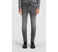 Slim-fit-Jeans BOSS ORANGE "Delaware", Herren, Gr. 40, Länge 32, medium grau038, Denim/Jeans, Obermaterial: 93% Baumwolle, 5% Elastomultiester, 2% Elasthan, unifarben, casual, slim fit lang, Jeans, sl