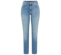 Slim-fit-Jeans BOSS ORANGE "JACKIE MR 11.0 Premium Damenmode", Damen, Gr. 30, Länge 28, medium blau 423, Denim/Jeans, Obermaterial: 92% Baumwolle, 6% Polyester, 2% Elasthan, unifarben, slim fit lang,