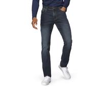 Slim-fit-Jeans BRUNO BANANI "Grady", Herren, Gr. 40, Länge 34, blau (dunkelblau), Obermaterial: 70% Baumwolle, 28% Polyester, 2% Elasthan, unifarben, schmal lang, Jeans Slim-fit-Jeans, schmale Beinfor