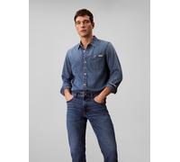 Slim-fit-Jeans CALVIN KLEIN JEANS, Herren, Gr. 32, Länge 32, hampton, Denim/Jeans, Obermaterial: 98% Baumwolle, 2% Elasthan, unifarben, slim fit lang, Jeans Slim-fit-Jeans, Slim fit mit Taschen (93877