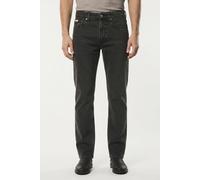 Slim-fit-Jeans CALVIN KLEIN JEANS, Herren, Gr. 33, Länge 32, schwarz (ck essential schwarz), Denim/Jeans, Obermaterial: 98% Baumwolle, 2% Elasthan, slim fit lang, Jeans Slim-fit-Jeans, Slim fit mit Ta
