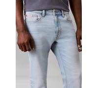 Slim-fit-Jeans CALVIN KLEIN JEANS, Herren, Gr. 36, Länge 30, indigo overtone, Denim/Jeans, Obermaterial: 98% Baumwolle, 2% Elasthan, unifarben, slim fit lang, Jeans Slim-fit-Jeans, Slim fit mit Tasche