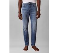Slim-fit-Jeans CALVIN KLEIN JEANS, Herren, Gr. 36, Länge 34, embers, Denim/Jeans, Obermaterial: 70% Baumwolle, 29% Polyester, 1% Elasthan, unifarben, gerade, unten schmal lang, Jeans Slim-fit-Jeans, s