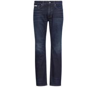 Slim-fit-Jeans CALVIN KLEIN JEANS "JeansSLIM NOS", Herren, Gr. 33, Länge 32, glory days, Denim/Jeans, Obermaterial: 98% Baumwolle, 2% Elasthan, slim fit lang, Jeans Slim-fit-Jeans, stone washed (84868