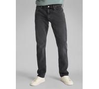 Slim-fit-Jeans CALVIN KLEIN JEANS "SLIM", Herren, Gr. 32, Länge 32, schwarz (denim schwarz), Denim/Jeans, Obermaterial: 99% Baumwolle, 1% Elasthan, unifarben, slim fit lang, Jeans Slim-fit-Jeans, mit