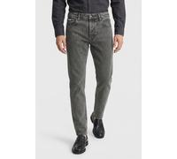 Slim-fit-Jeans CALVIN KLEIN JEANS "SLIM TAPER", Herren, Gr. 36, Länge 34, grau (oyster grau), Denim/Jeans, Obermaterial: 98% Baumwolle, 2% Elasthan, gerade, unten schmal lang, Jeans Slim-fit-Jeans, mi