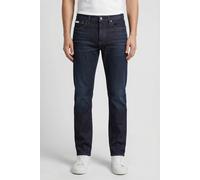 Slim-fit-Jeans CALVIN KLEIN JEANS "SLIM TAPER JEANS", Herren, Gr. 30, Länge 30, sapphire tango, Denim/Jeans, Obermaterial: 98% Baumwolle, 2% Elasthan, unifarben, slim fit lang, Jeans Slim-fit-Jeans, S