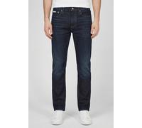 Slim-fit-Jeans CALVIN KLEIN JEANS "SLIM TAPER JEANS", Herren, Gr. 31, Länge 34, blau (sapphire tango), Denim/Jeans, Obermaterial: 98% Baumwolle, 2% Elasthan, unifarben, slim fit lang, Jeans Slim-fit-J
