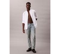 Slim-fit-Jeans CALVIN KLEIN JEANS "SLIM TAPER JEANS", Herren, Gr. 34, Länge 32, tatterot mirage, Denim/Jeans, Obermaterial: 98% Baumwolle, 2% Elasthan, unifarben, slim fit lang, Jeans Slim-fit-Jeans, 